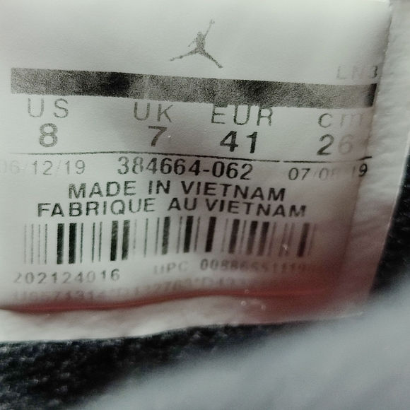 Nike Air Jordan 6 IV Retro Black Infrared Basketball Sneakers Men's Shoes Size 8 - Picture 10 of 10